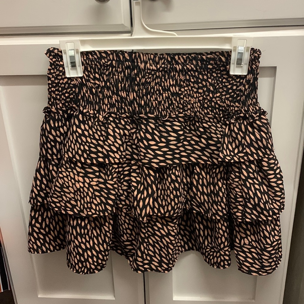 Cute patterned mini skirt, stretchy